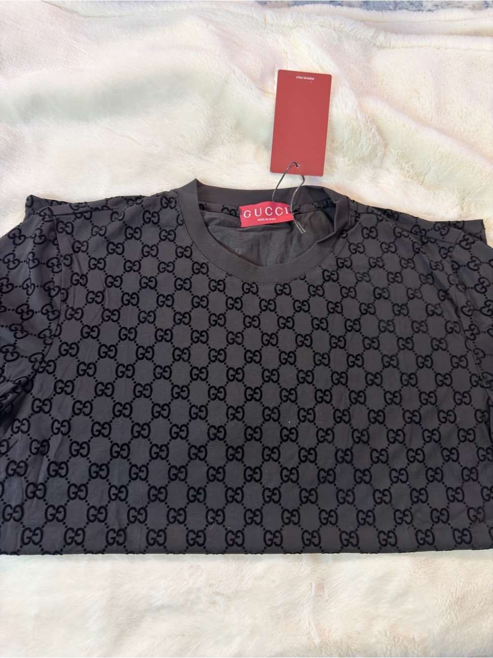 Black Checkerboard Crewneck Sweater - Luxury Designer